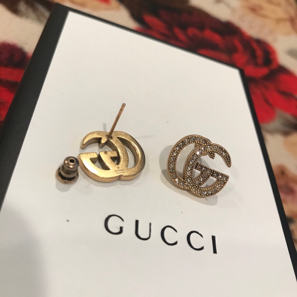 Crystal Gucci earrings